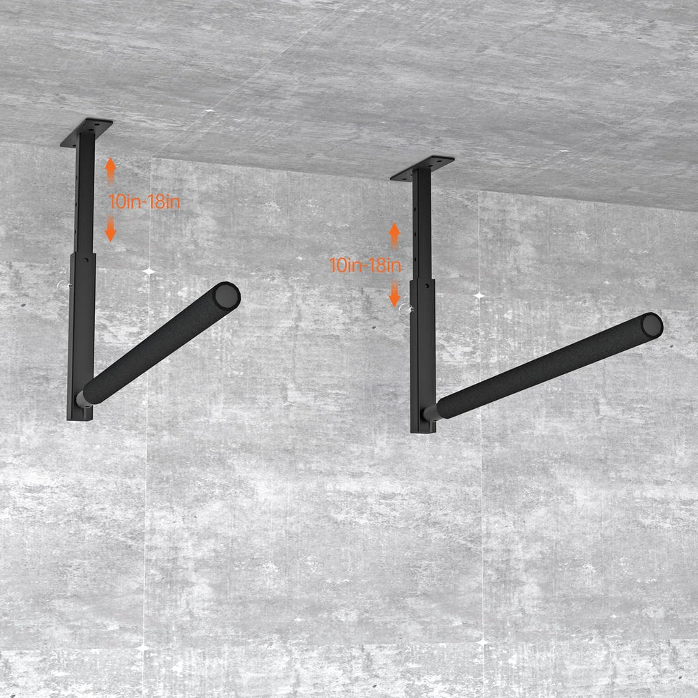 TRUSOON Ceiling Ladder Rack, 150 lbs Garage Storage, Adjustable