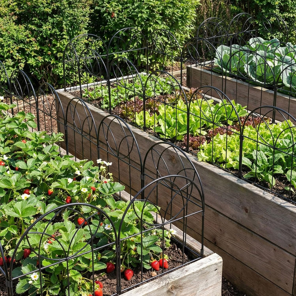 Small Garden Fence 24in(H) x20ft(L), Decorative Fencing 19 Pack