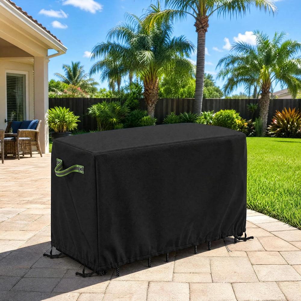 Outdoor Bar Height Dining Set Cover, Waterproof Heavy Duty Patio Table and Ch...