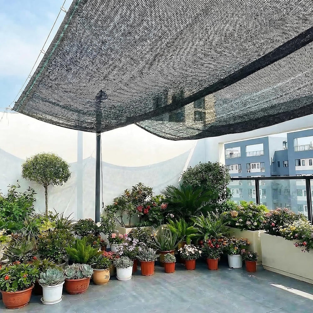 Artpuch 50% Black Garden Shade Cloth Roll for Plants, 5'10" x 100 FT