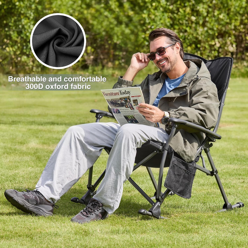 Rocking Camping Chair for Adults, Portable Chairs