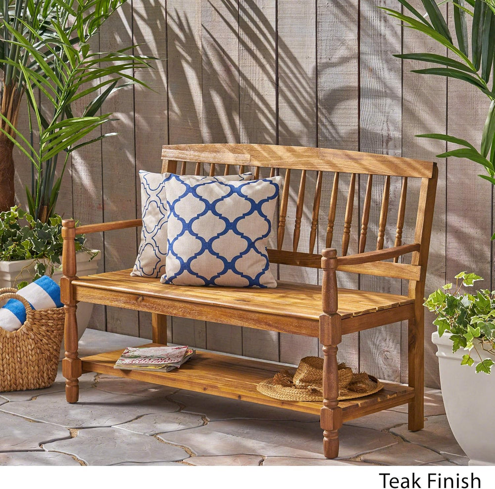 Great Deal Furniture Christopher Knight Home Cody Outdoor Acacia Wood Bench w...