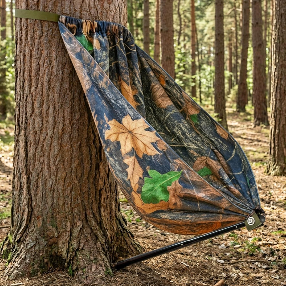 Hammock Chair, Portable Tree Seat for Deer Hunt, Forest Camo