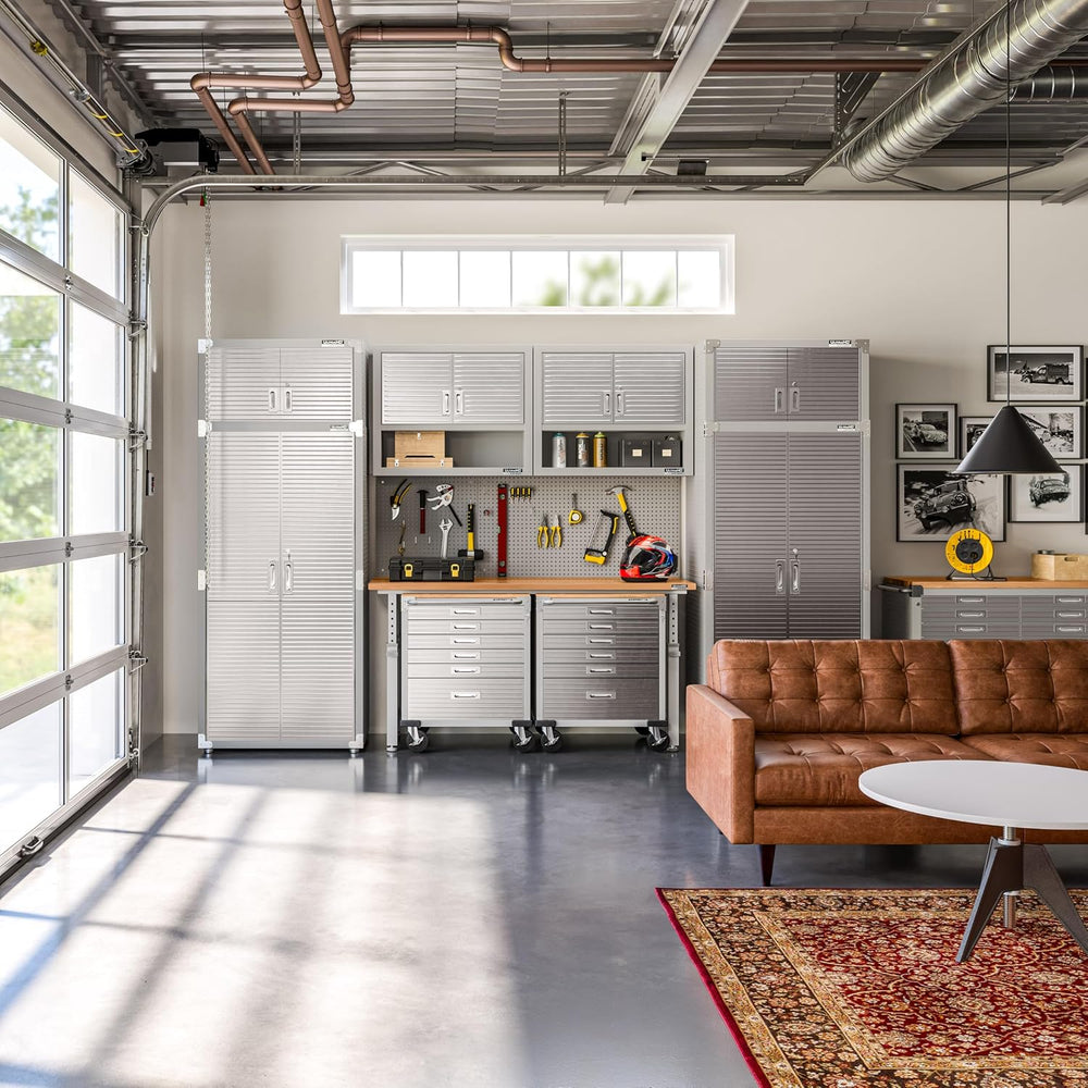 Seville Classics UltraHD Solid Steel Lockable Metal Storage Cabinet Locker Or...