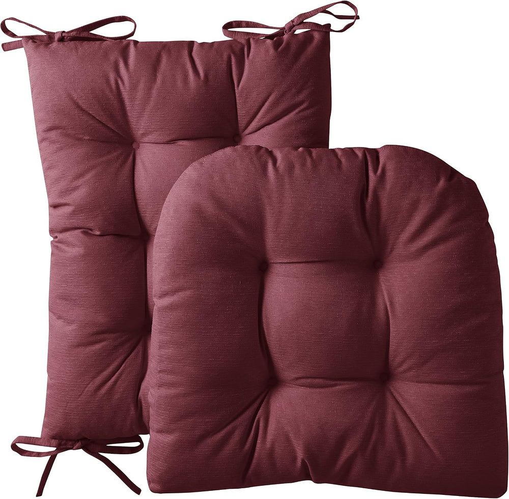 Rocking Chair Cushion Premium Pads Non Skid Slip Backed Set of Upper and Lowe...