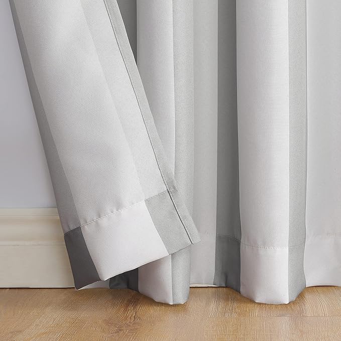 Sun Zero Valencia 2-Pack Cabana Stripe Indoor/Outdoor UV Protectant Energy Ef...