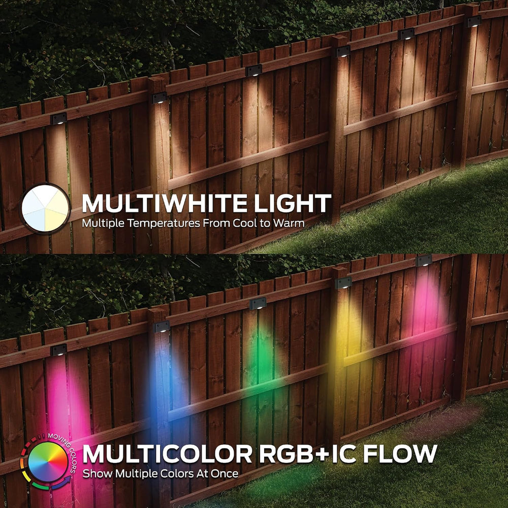 Monster Smart 50ft Deck & Fence Lights, WiFi Color Changing Outdoor LED S...