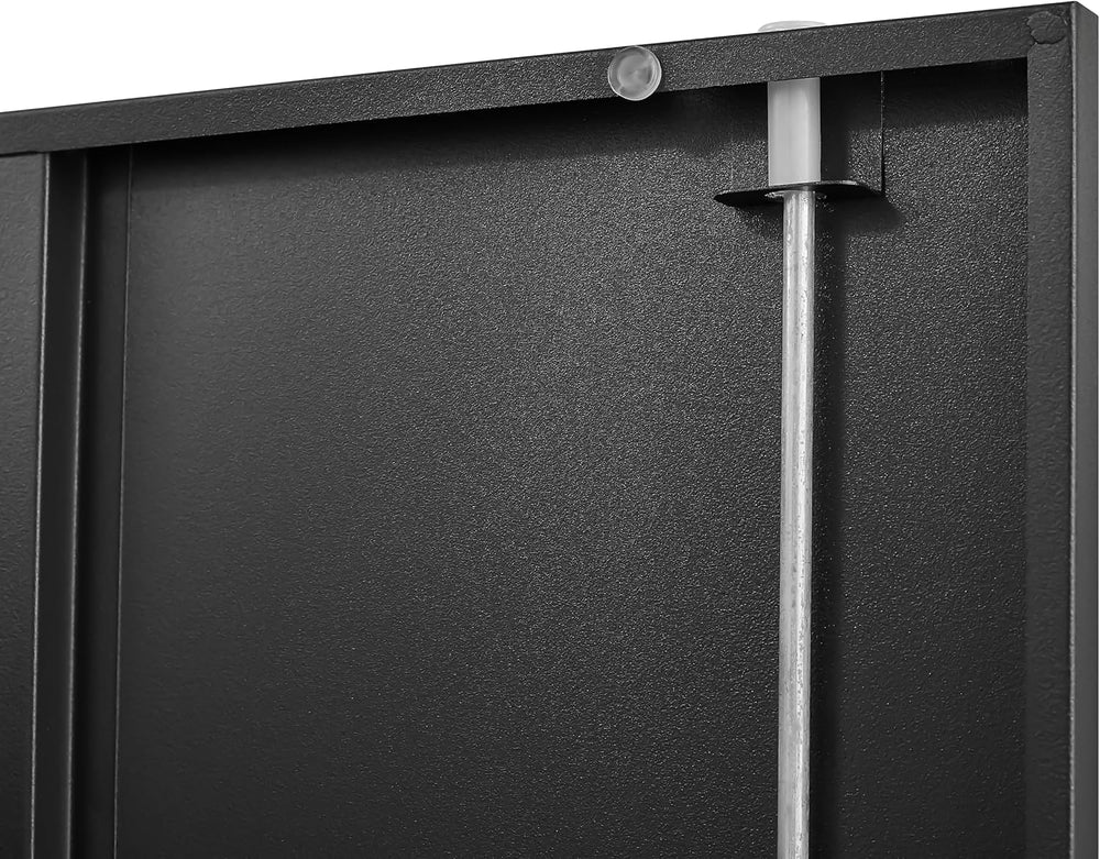 Metal Garage Storage Cabinet with Lock, 71" Tall Steel Storage Locker wi...