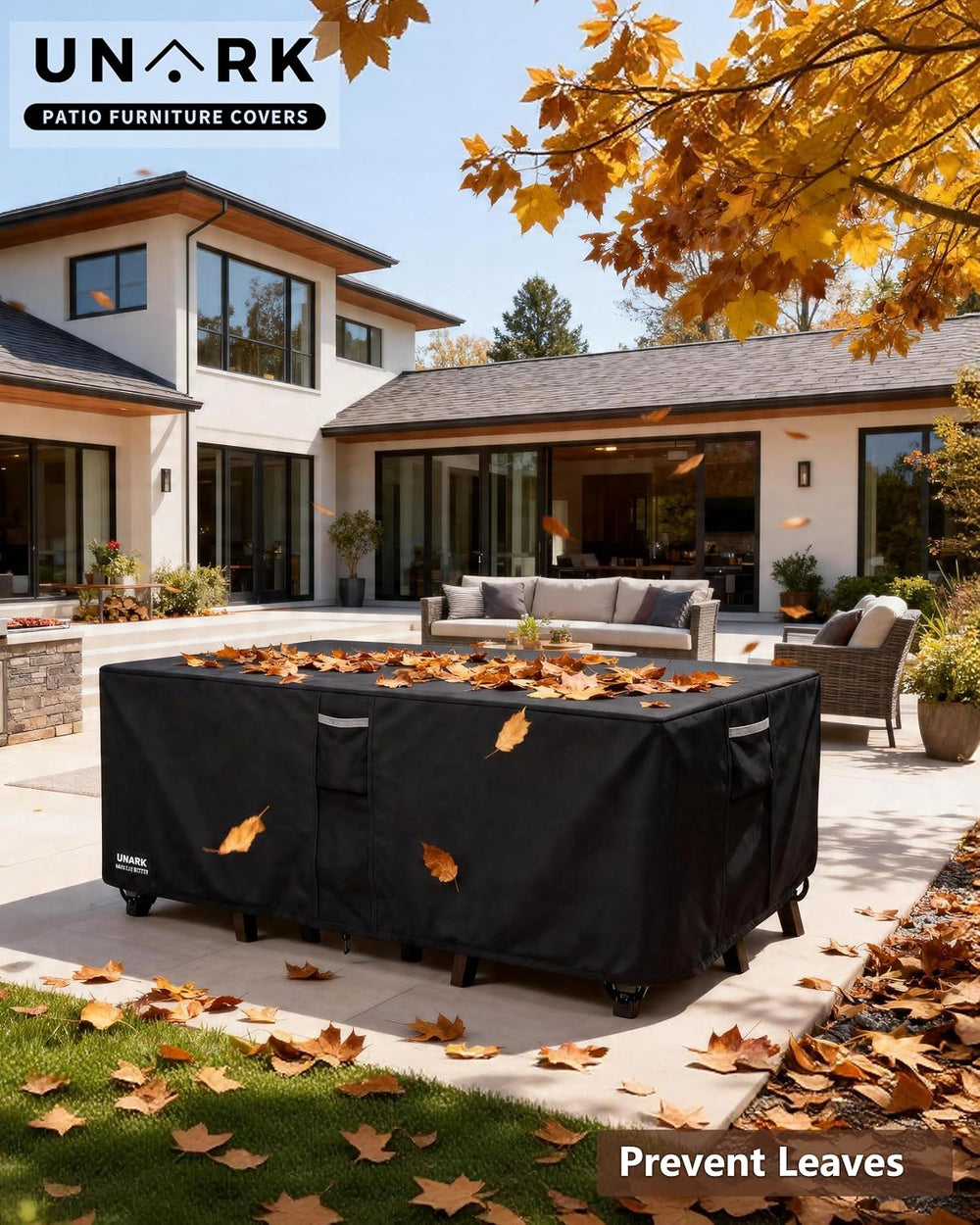 Outdoor Furniture Covers Waterproof for Patio Furniture Set, Heavy Duty 600D ...