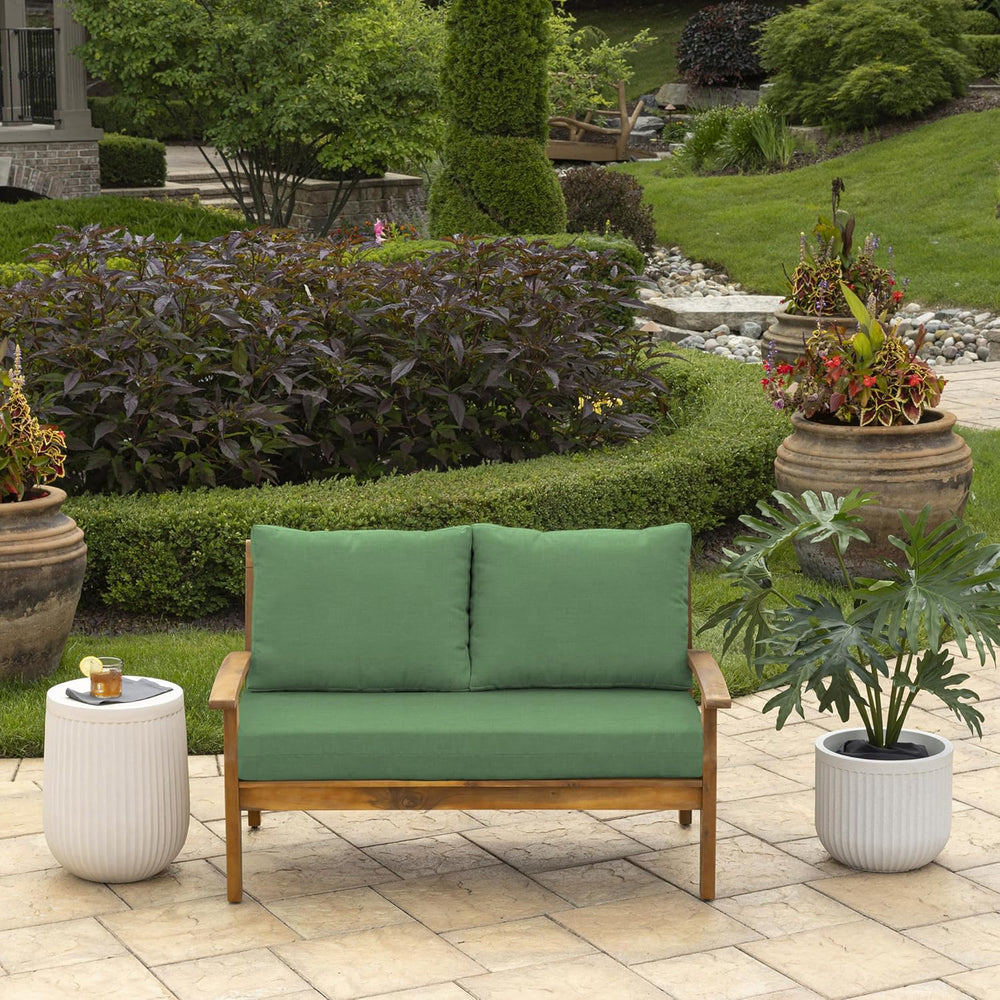 ARDEN Outdoor Loveseat Set, 3-Piece, 48x24, Moss Green