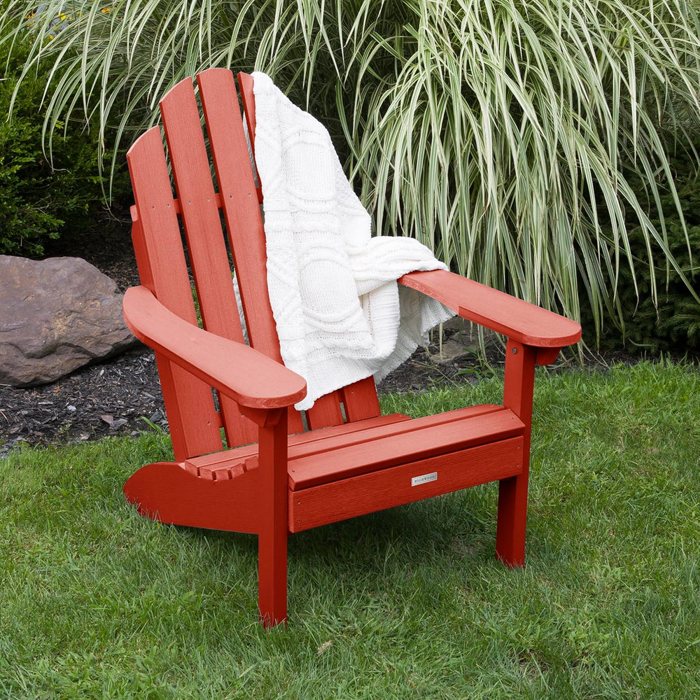 Highwood Classic Westport Adirondack Chair, Rustic Red