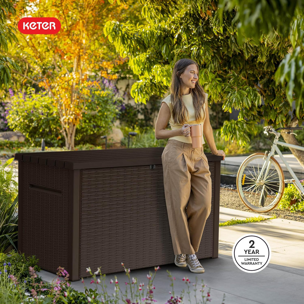 Keter Luma 230 Gallon Deck Box Storage