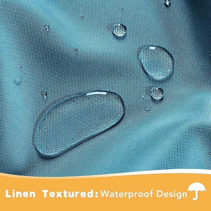 HolidayIdeas Extra Wide Outdoor Curtains for Patio Waterproof, 2 Panels - 110...