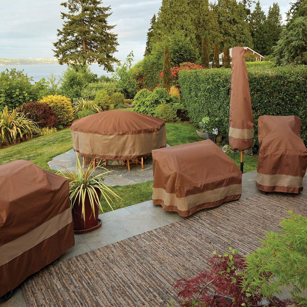 DUCKCOVERS Ultimate Waterproof Patio Sofa Cover, Outdoor Couch Cover with All...