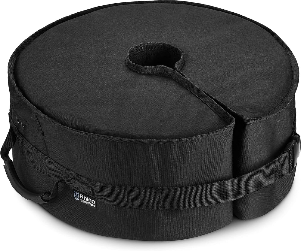Rhino BaseMate 18" Round Umbrella Base Weight with Side-Slot Opening – F...